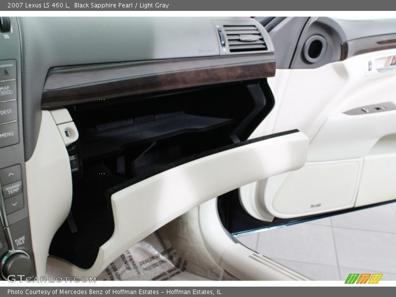 Black Sapphire Pearl / Light Gray 2007 Lexus LS 460 L