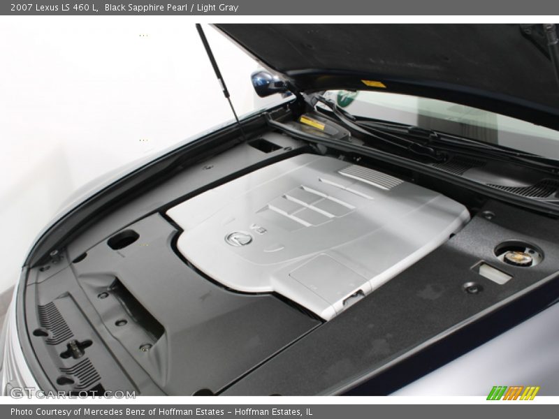 Black Sapphire Pearl / Light Gray 2007 Lexus LS 460 L