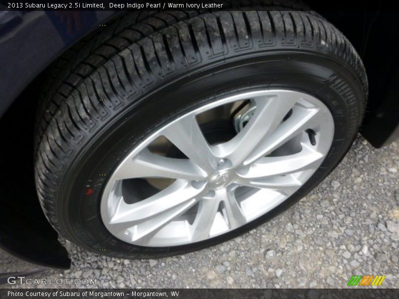 Deep Indigo Pearl / Warm Ivory Leather 2013 Subaru Legacy 2.5i Limited