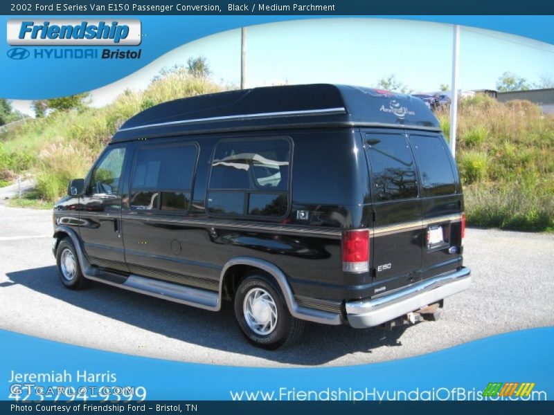Black / Medium Parchment 2002 Ford E Series Van E150 Passenger Conversion