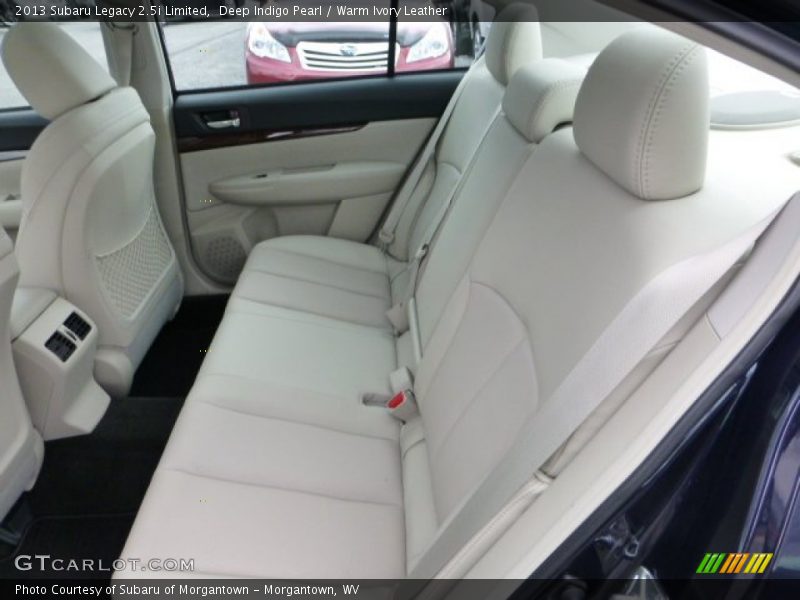 Deep Indigo Pearl / Warm Ivory Leather 2013 Subaru Legacy 2.5i Limited