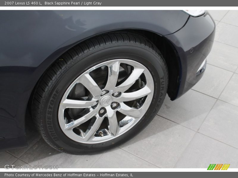 Black Sapphire Pearl / Light Gray 2007 Lexus LS 460 L