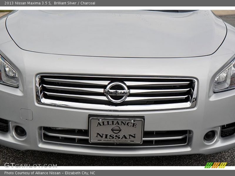 Brilliant Silver / Charcoal 2013 Nissan Maxima 3.5 S