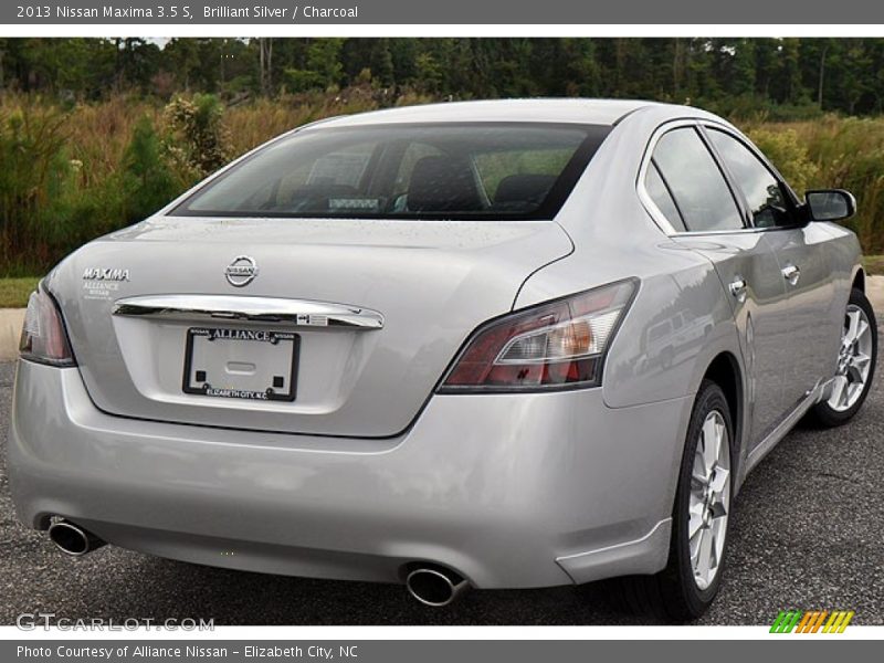 Brilliant Silver / Charcoal 2013 Nissan Maxima 3.5 S