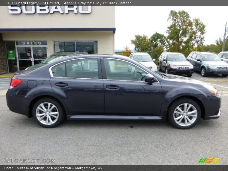 Graphite Gray Metallic / Off Black Leather 2013 Subaru Legacy 2.5i Limited