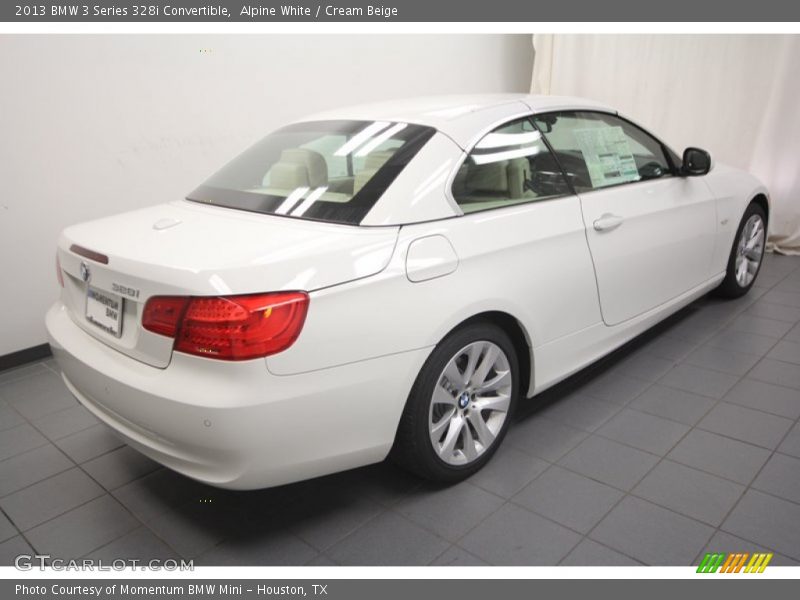 Alpine White / Cream Beige 2013 BMW 3 Series 328i Convertible