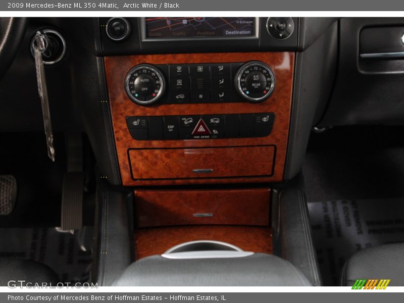Arctic White / Black 2009 Mercedes-Benz ML 350 4Matic