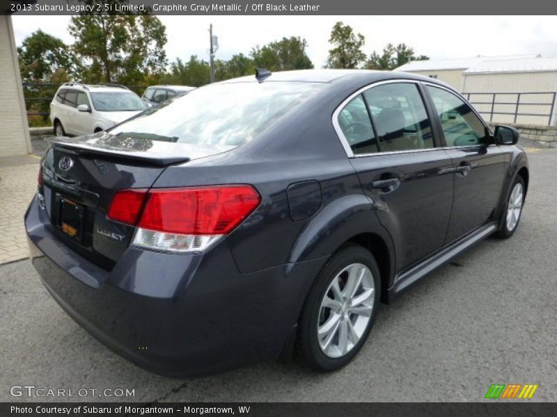 Graphite Gray Metallic / Off Black Leather 2013 Subaru Legacy 2.5i Limited