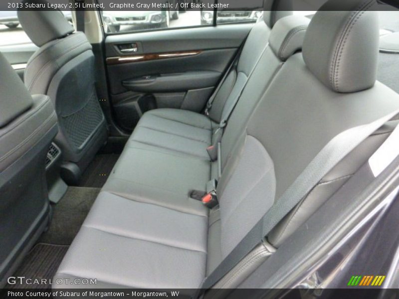 Graphite Gray Metallic / Off Black Leather 2013 Subaru Legacy 2.5i Limited