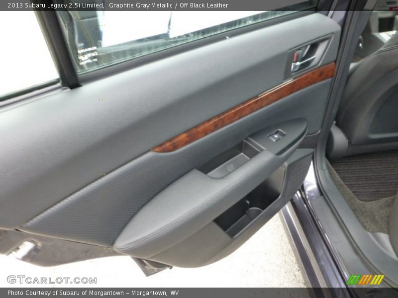 Graphite Gray Metallic / Off Black Leather 2013 Subaru Legacy 2.5i Limited