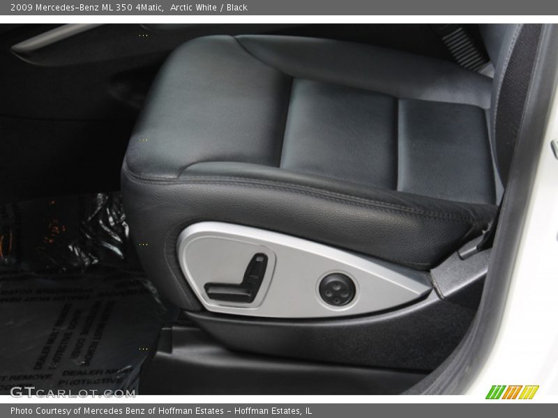 Arctic White / Black 2009 Mercedes-Benz ML 350 4Matic