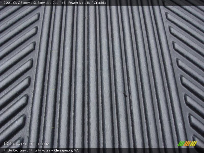 Pewter Metallic / Graphite 2001 GMC Sonoma SL Extended Cab 4x4