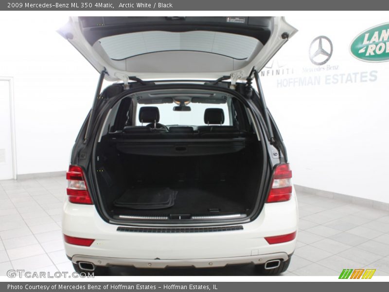 Arctic White / Black 2009 Mercedes-Benz ML 350 4Matic