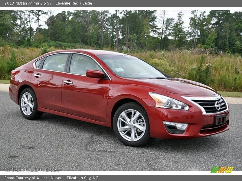  2013 Altima 2.5 SV Cayenne Red