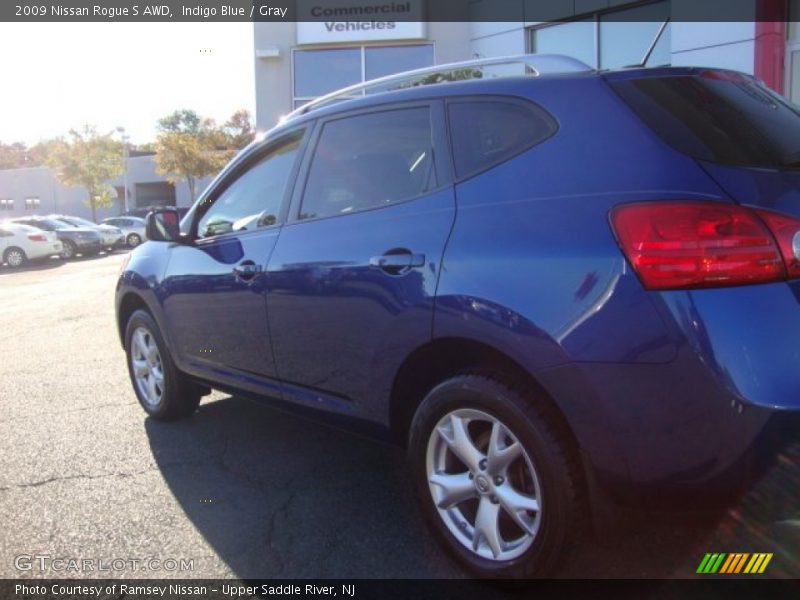 Indigo Blue / Gray 2009 Nissan Rogue S AWD