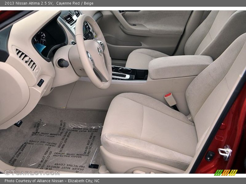 2013 Altima 2.5 SV Beige Interior