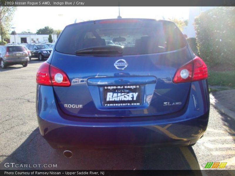 Indigo Blue / Gray 2009 Nissan Rogue S AWD