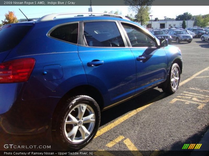 Indigo Blue / Gray 2009 Nissan Rogue S AWD