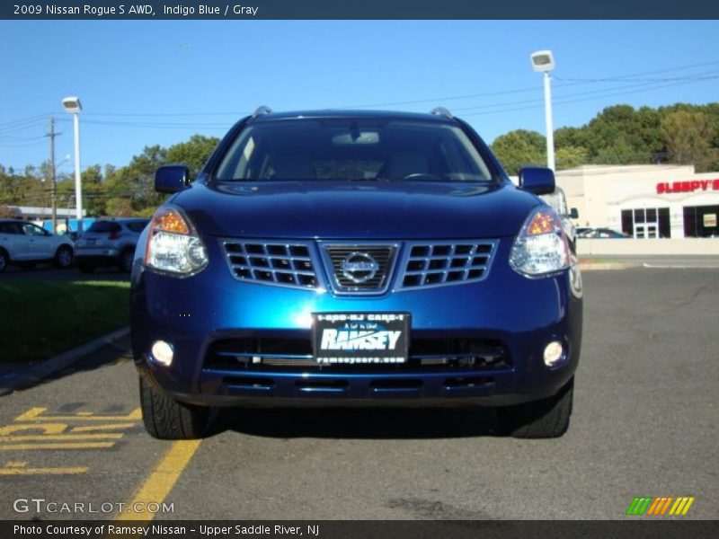 Indigo Blue / Gray 2009 Nissan Rogue S AWD