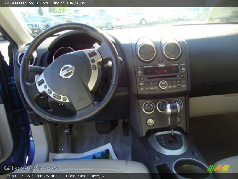Indigo Blue / Gray 2009 Nissan Rogue S AWD