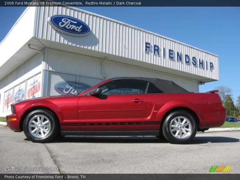 Redfire Metallic / Dark Charcoal 2006 Ford Mustang V6 Premium Convertible