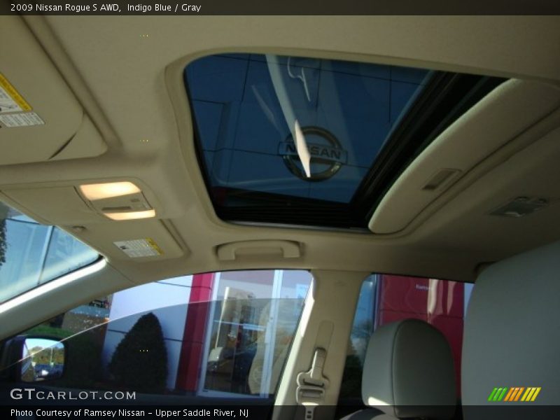 Indigo Blue / Gray 2009 Nissan Rogue S AWD