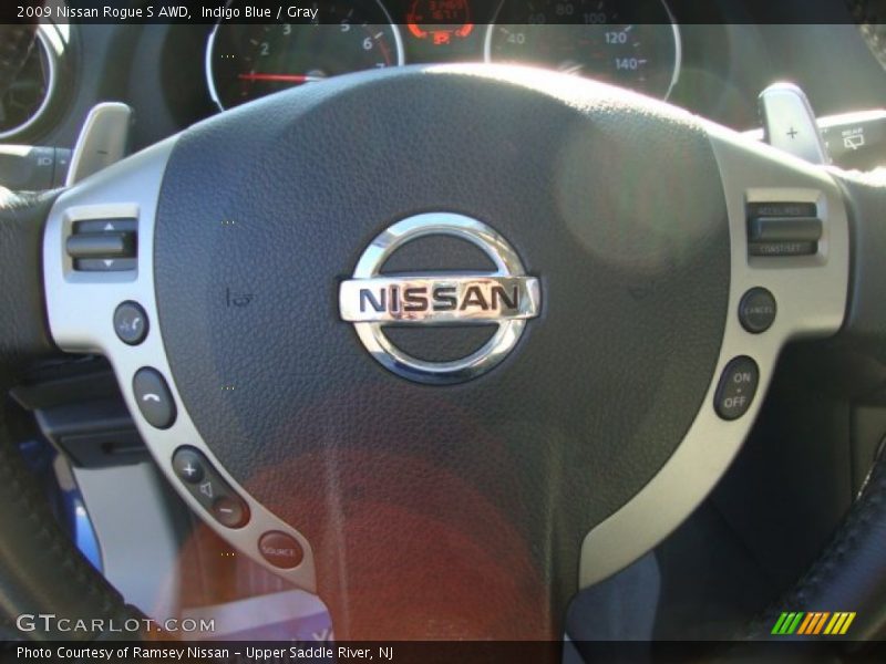Indigo Blue / Gray 2009 Nissan Rogue S AWD