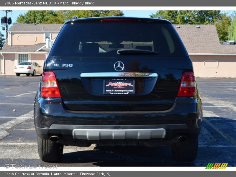 Black / Black 2006 Mercedes-Benz ML 350 4Matic