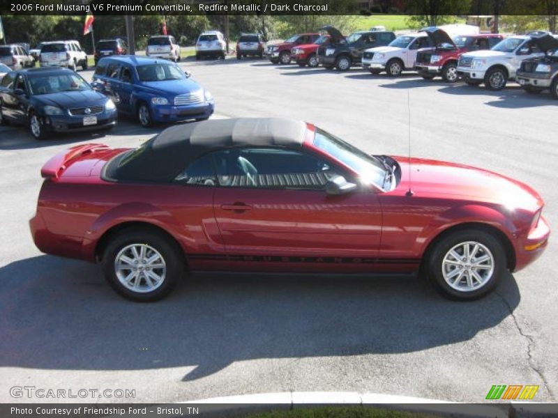 Redfire Metallic / Dark Charcoal 2006 Ford Mustang V6 Premium Convertible