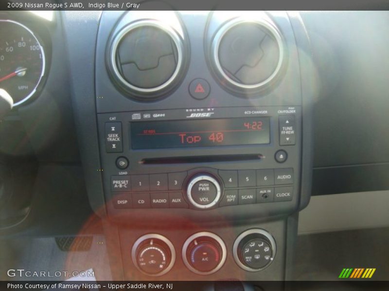Indigo Blue / Gray 2009 Nissan Rogue S AWD