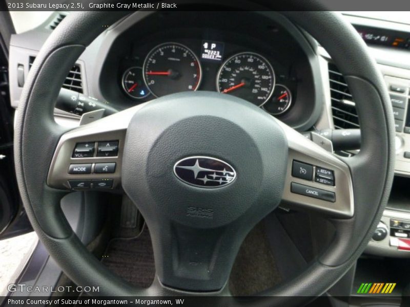 Graphite Gray Metallic / Black 2013 Subaru Legacy 2.5i