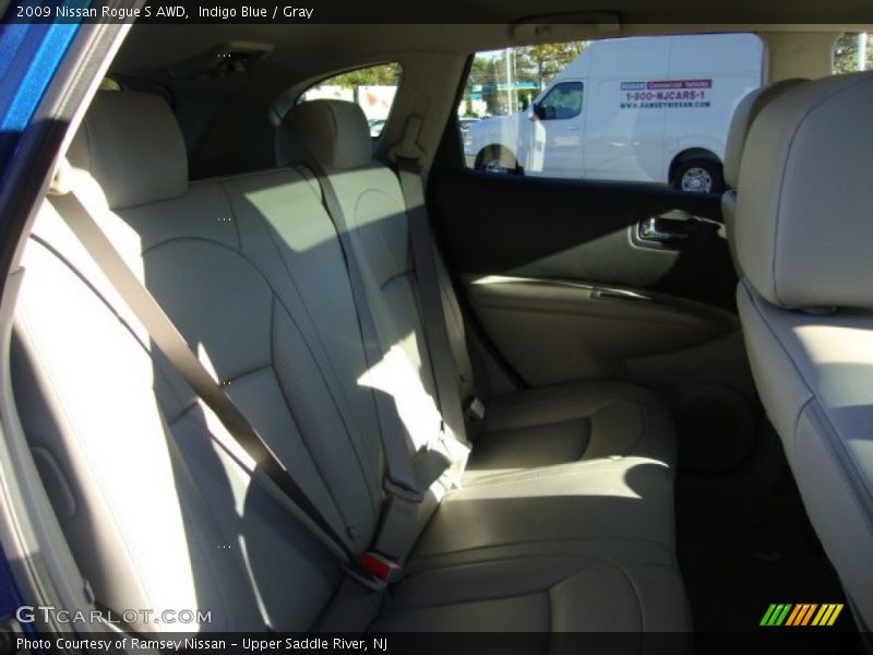 Indigo Blue / Gray 2009 Nissan Rogue S AWD