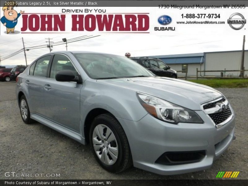 Ice Silver Metallic / Black 2013 Subaru Legacy 2.5i