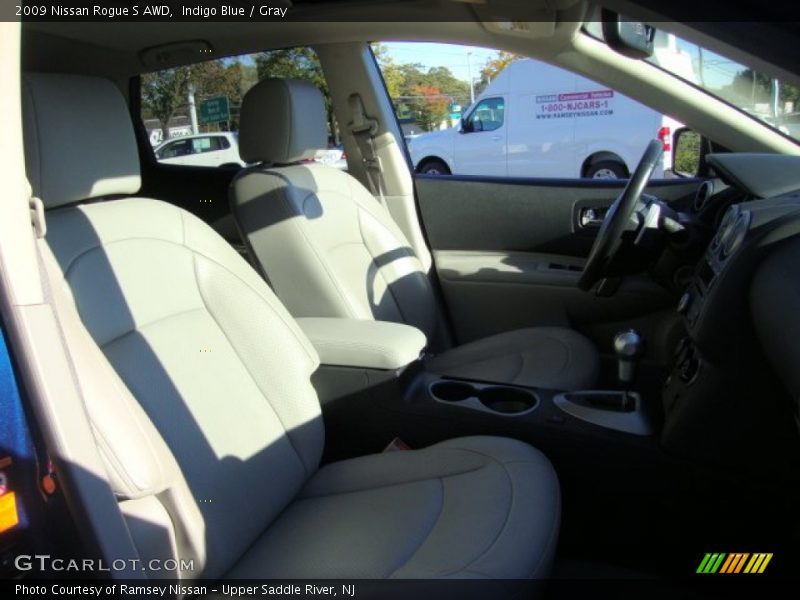 Indigo Blue / Gray 2009 Nissan Rogue S AWD