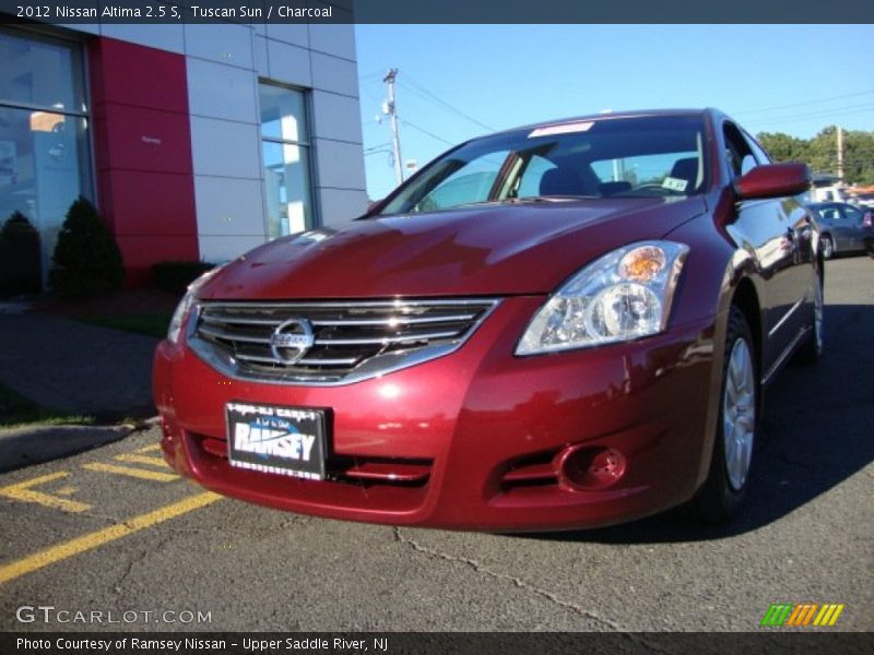 Tuscan Sun / Charcoal 2012 Nissan Altima 2.5 S