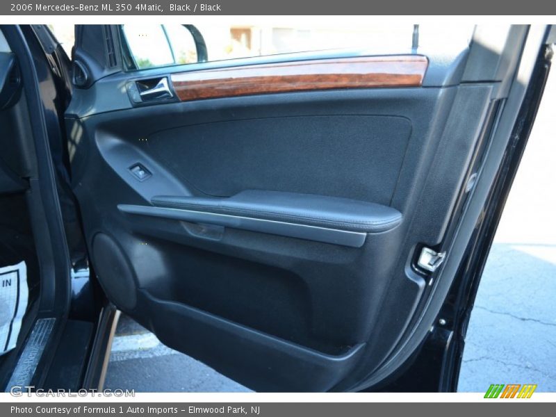 Black / Black 2006 Mercedes-Benz ML 350 4Matic