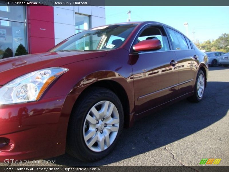 Tuscan Sun / Charcoal 2012 Nissan Altima 2.5 S