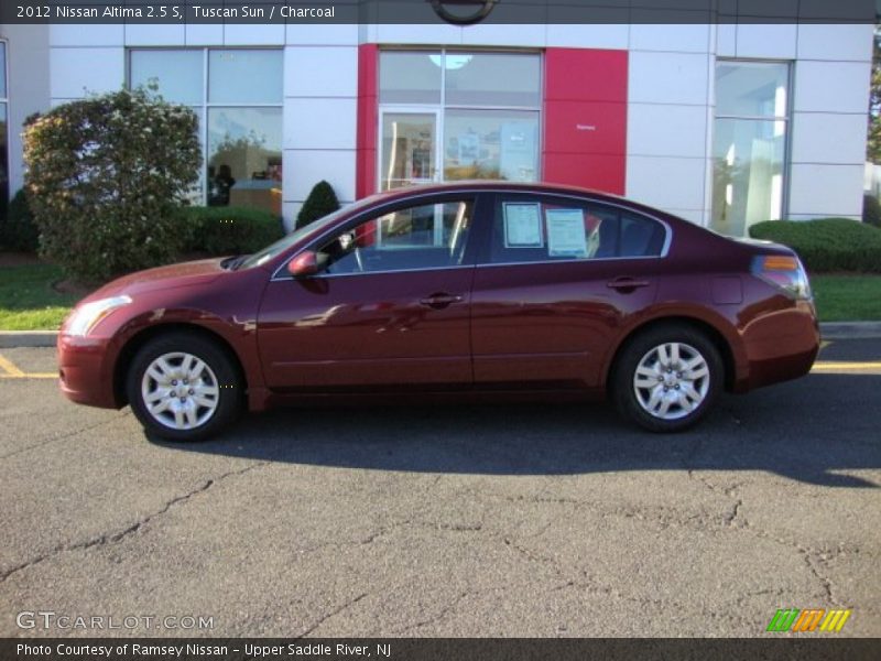 Tuscan Sun / Charcoal 2012 Nissan Altima 2.5 S