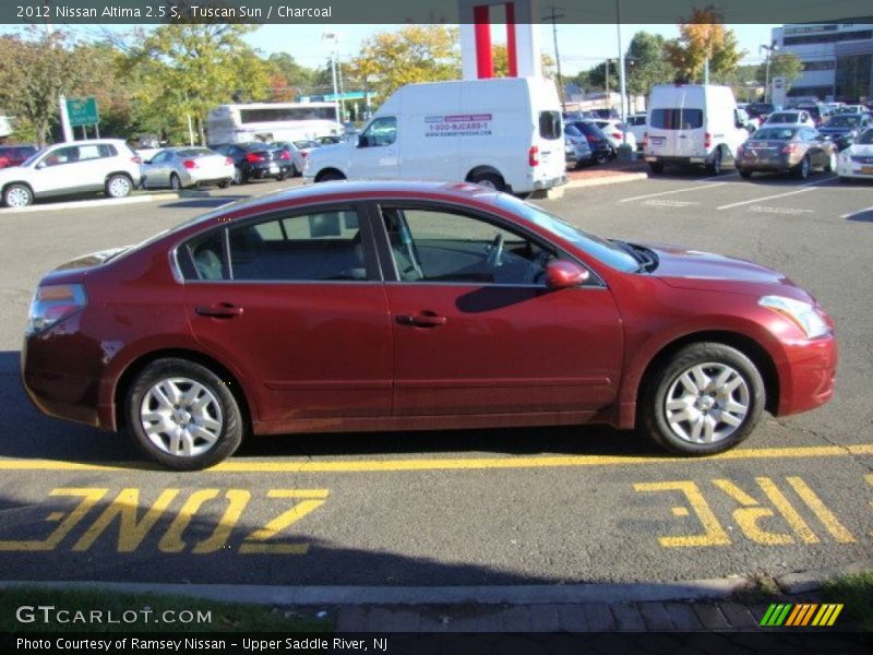 Tuscan Sun / Charcoal 2012 Nissan Altima 2.5 S