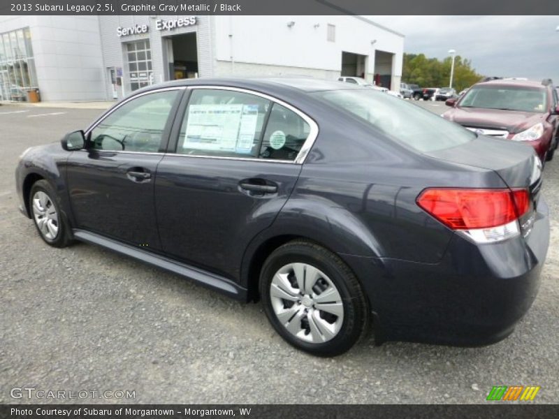 Graphite Gray Metallic / Black 2013 Subaru Legacy 2.5i