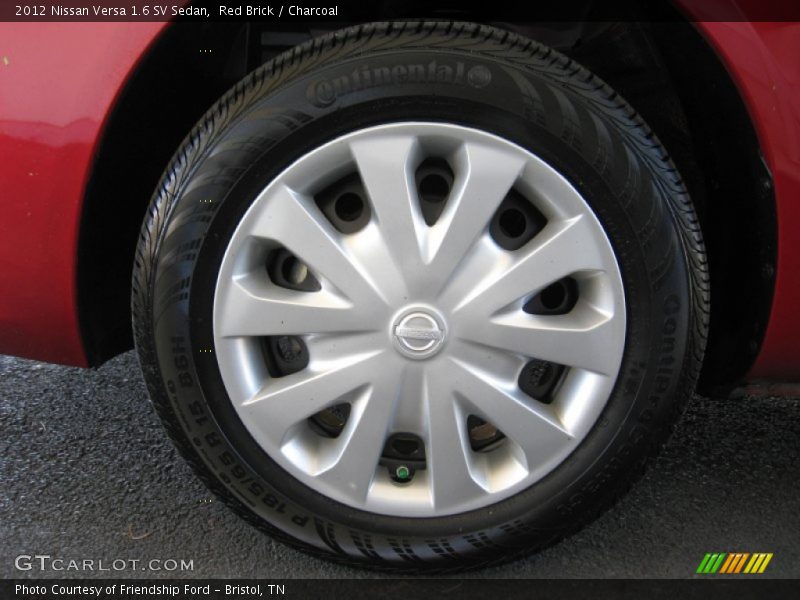 Red Brick / Charcoal 2012 Nissan Versa 1.6 SV Sedan