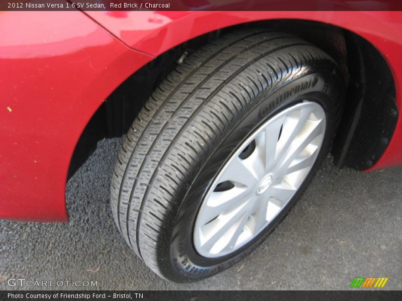 Red Brick / Charcoal 2012 Nissan Versa 1.6 SV Sedan