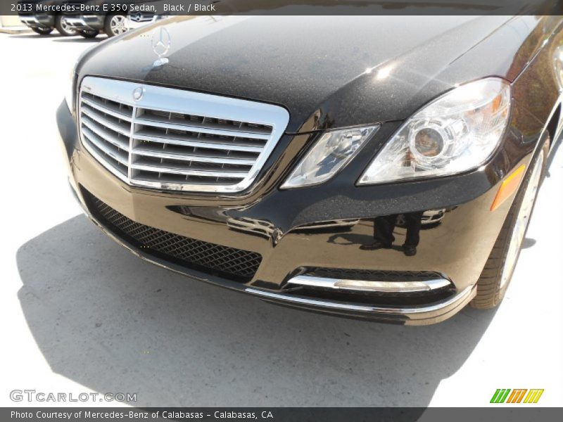 Black / Black 2013 Mercedes-Benz E 350 Sedan