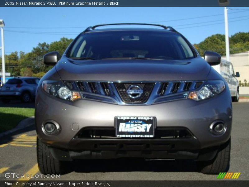 Platinum Graphite Metallic / Black 2009 Nissan Murano S AWD