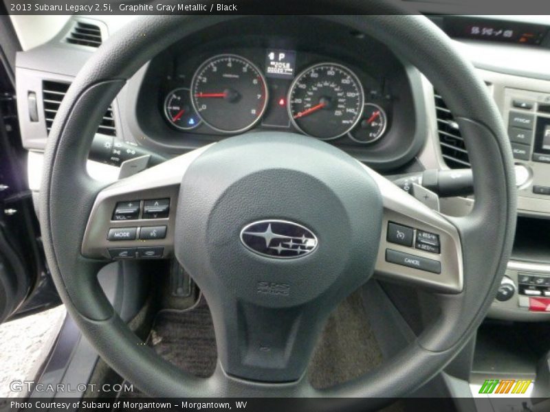 Graphite Gray Metallic / Black 2013 Subaru Legacy 2.5i