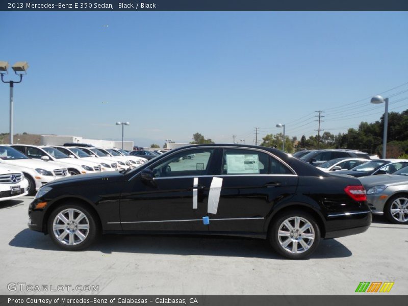 Black / Black 2013 Mercedes-Benz E 350 Sedan