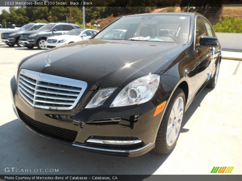 Black / Black 2013 Mercedes-Benz E 350 Sedan