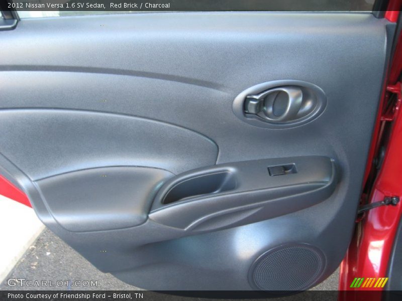 Red Brick / Charcoal 2012 Nissan Versa 1.6 SV Sedan