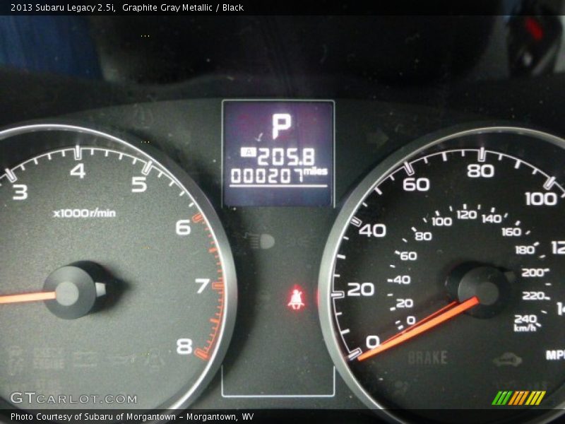 Graphite Gray Metallic / Black 2013 Subaru Legacy 2.5i