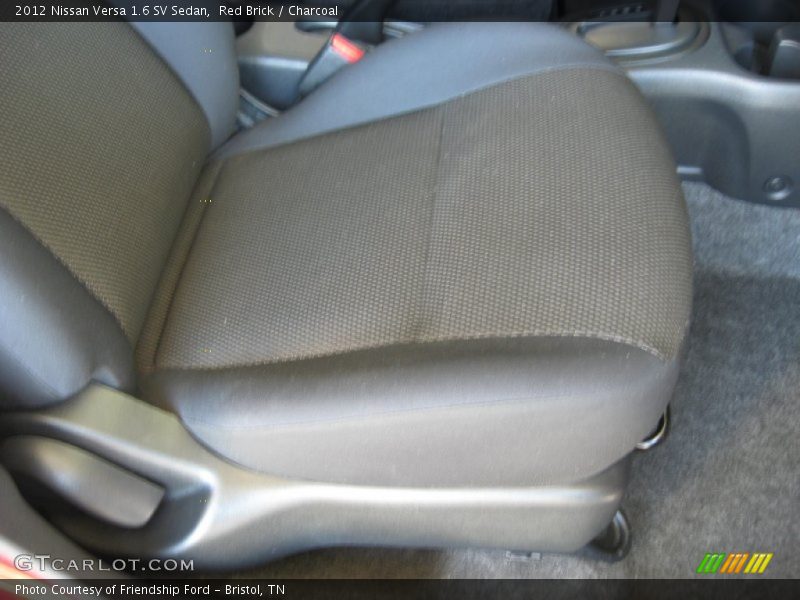 Red Brick / Charcoal 2012 Nissan Versa 1.6 SV Sedan